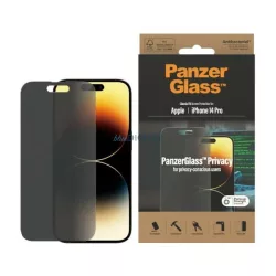   PanzerGlass Classic Fit iPhone 14 Pro 6,1" Privacy Screen Protection antibakteriális képernyővédő fólia