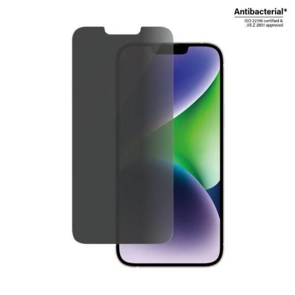 PanzerGlass Classic Fit iPhone 14 Plus / 13 Pro Max 6,7" Privacy Screen Protection antibakteriális képernyővédő fólia