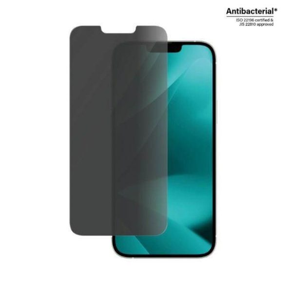 PanzerGlass Classic Fit iPhone 14 Plus / 13 Pro Max 6,7" Privacy Screen Protection antibakteriális képernyővédő fólia