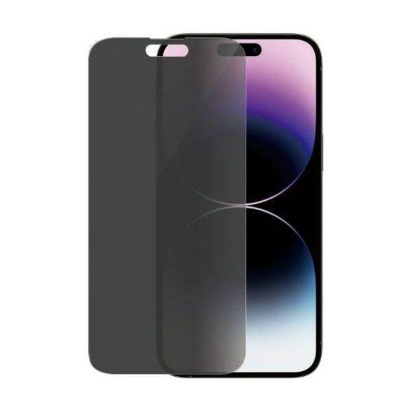 PanzerGlass Classic Fit iPhone 14 Pro Max 6,7" Privacy Screen Protection antibakteriális képernyővédő fólia