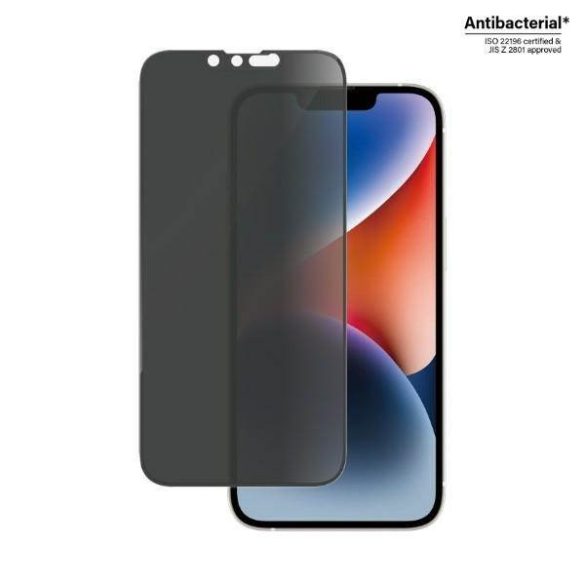 PanzerGlass Ultra-Wide Fit iPhone 14 / 13 Pro / 13 6,1" Privacy Screen Protection antibakteriális képernyővédő fólia