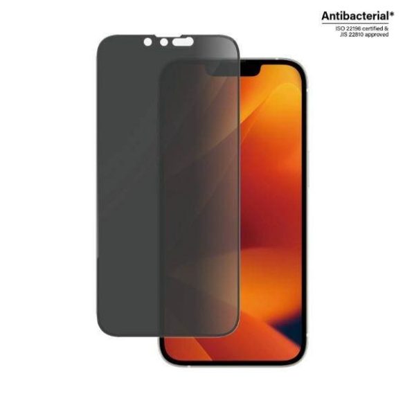 PanzerGlass Ultra-Wide Fit iPhone 14 / 13 Pro / 13 6,1" Privacy Screen Protection antibakteriális képernyővédő fólia