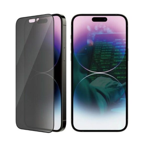 PanzerGlass Ultra-Wide Fit iPhone 14 Pro Max 6,7" Privacy Screen Protection antibakteriális képernyővédő fólia