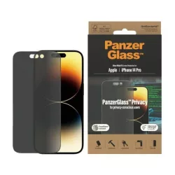   PanzerGlass Ultra-Wide Fit iPhone 14 Pro 6,1" Privacy Screen Protection antibakteriális Easy Aligner képernyővédő fólia