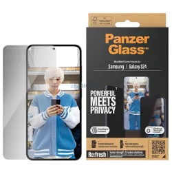  PanzerGlass Ultra-Wide Fit betkintésvédett üvegfólia felhelyezést segítő applikátorral Samsung Galaxy S24