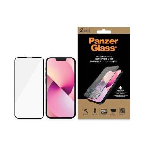 PanzerGlass E2E Privacy iPhone 13 Mini 5,4" tokbarát mikrofraktúrás antibakteriális fekete képernyővédő fólia