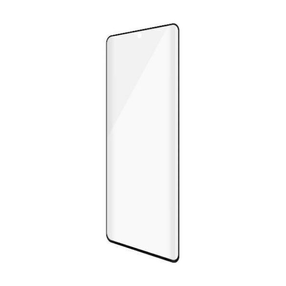 PanzerGlass PRO Curved Microfracture antibakteriális fekete szegéllyel Samsung Galaxy S21 Ultra