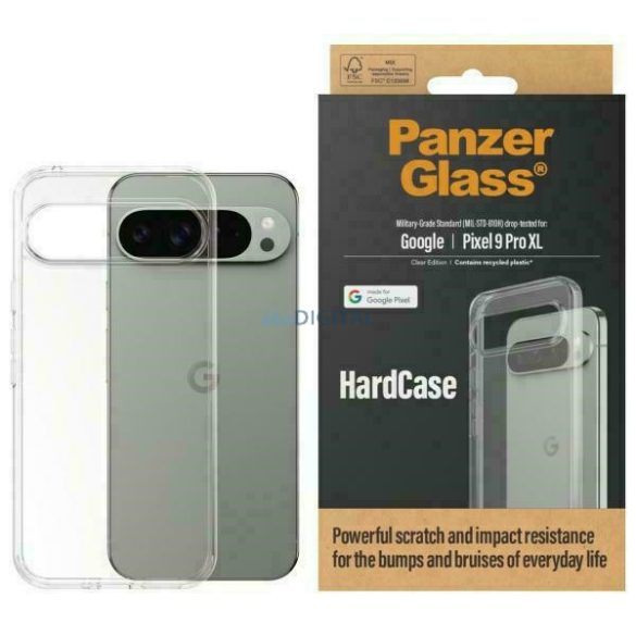 PanzerGlass HardCase tok Google Pixel 9 Pro XL - átlátszó