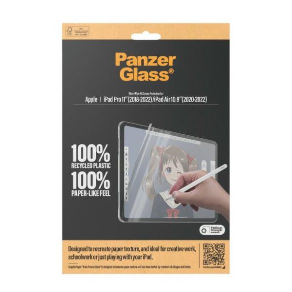 PanzerGlass GraphicPaper fólia iPad Pro 11" 2018 (1 gen.) / iPad Pro 11" 2020 (2 gen.) / iPad Pro 11" 2021 (3 gen.)