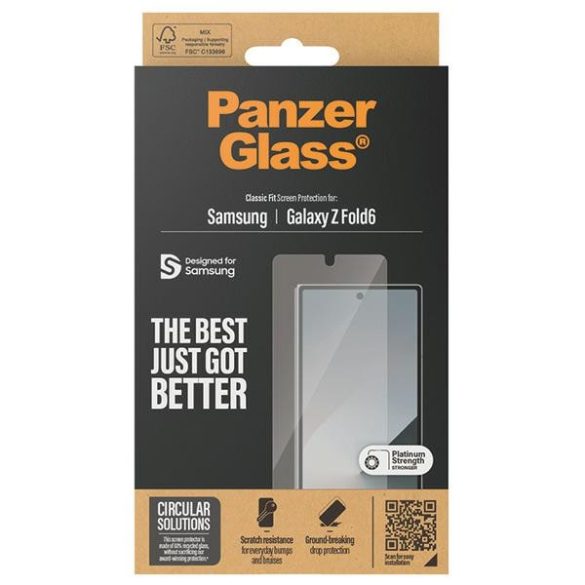 PanzerGlass Classic Fit edzett üveg Samsung Galaxy Z Fold 6