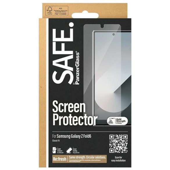 SAFE by PanzerGlass edzett üveg Samsung Galaxy Z Fold 6