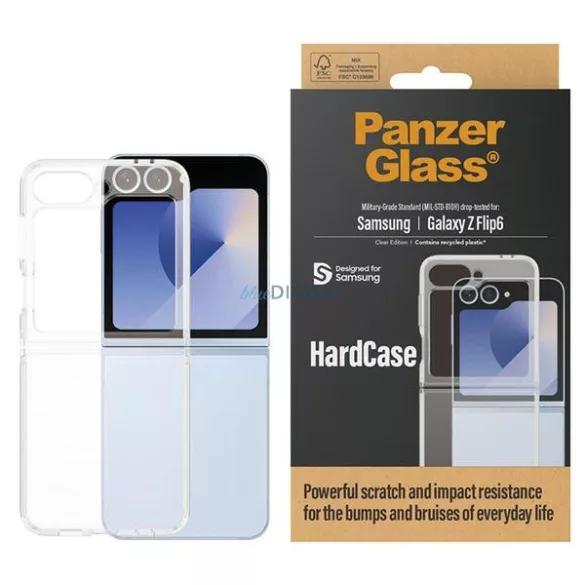 PanzerGlass HardCase tok Samsung Galaxy Z Flip 6 - átlátszó