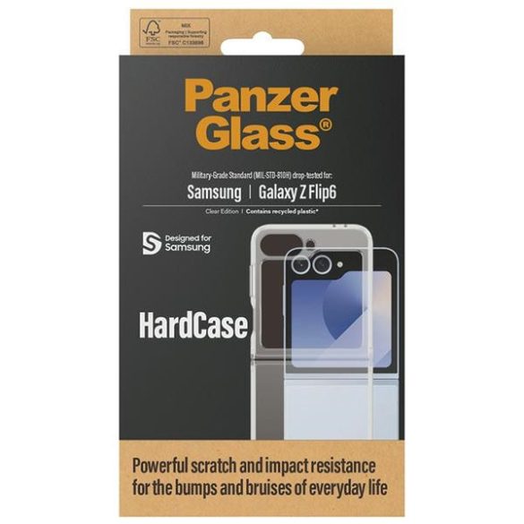 PanzerGlass HardCase tok Samsung Galaxy Z Flip 6 - átlátszó