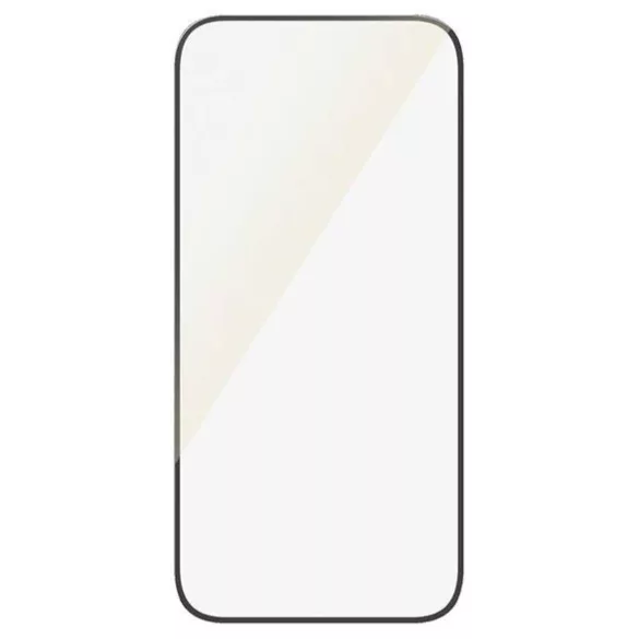 PanzerGlass EyeCare tükröződésmentes kékfény szűrős edzett üveg fekete szegéllyel iPhone 15/16