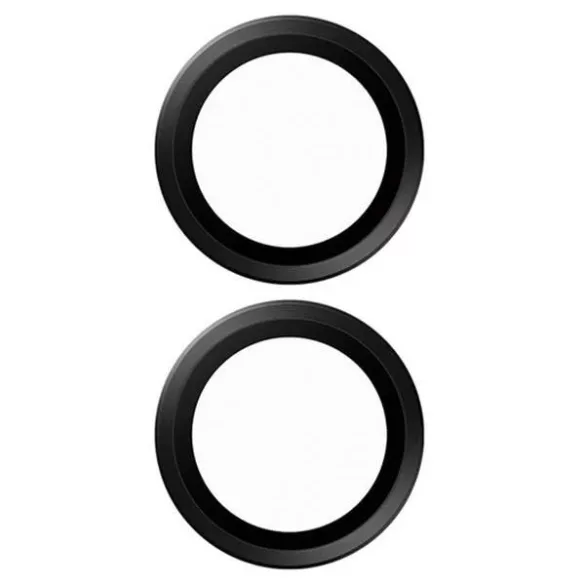 PanzerGlass Hoops Ceramic kamera lencse védő kerámiaüveg fekete szegéllyel iPhone 16/16 Plus