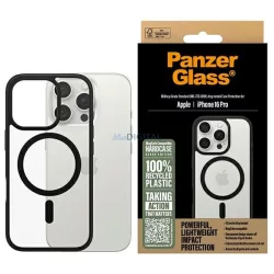   PanzerGlass HardCase MagSafe-kompatibilis tok iPhone 16 Pro - fekete
