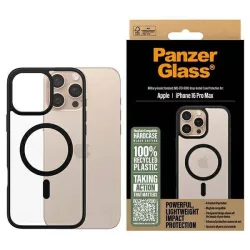  PanzerGlass HardCase MagSafe-kompatibilis tok iPhone 16 Pro Max - fekete