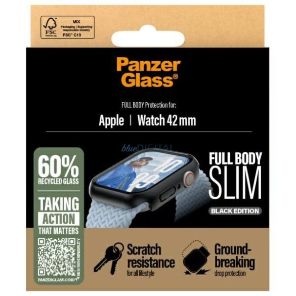 PanzerGlass Snappie Full Body tok Apple Watch 10 42mm - fekete