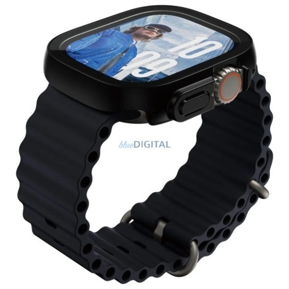 PanzerGlass Full Body Slim edzett üveg fekete szegéllyel Apple Watch Ultra/Ultra2 (49mm)