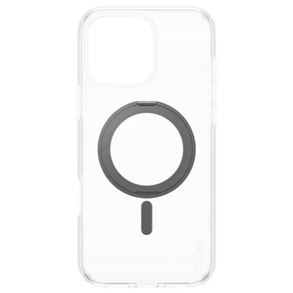 PanzerGlass Feature Kickstand MagSafe-kompatibilis tok iPhone 16 Pro Max - fekete-átlátszó
