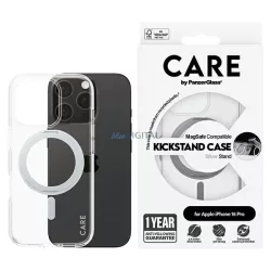   PanzerGlass Feature Kickstand MagSafe-kompatibilis tok iPhone 16 Pro - ezüst színű