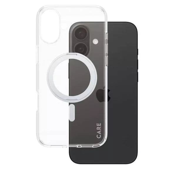 PanzerGlass Feature Kickstand MagSafe-kompatibilis tok iPhone 16 Plus - ezüst színű