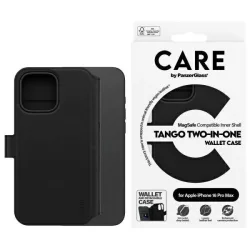  PanzerGlass Feature Tango MagSafe-kompatibilis könyvtok iPhone 16 Pro Max - fekete
