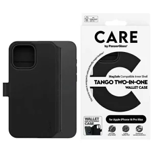 PanzerGlass Feature Tango MagSafe-kompatibilis könyvtok iPhone 16 Pro Max - fekete