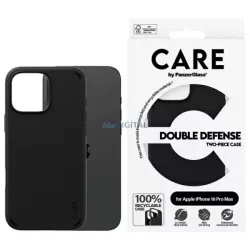   PanzerGlass Feature Double Defense tok iPhone 16 Pro Max - fekete