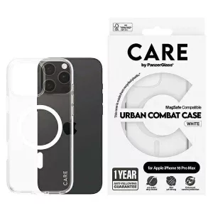 PanzerGlass Flagship MagSafe-kompatibilis tok iPhone 16 Pro Max - fehér