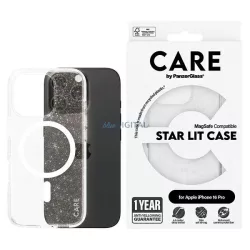   PanzerGlass Flagship Star Lit MagSafe-kompatibilis tok iPhone 16 Pro - fehér