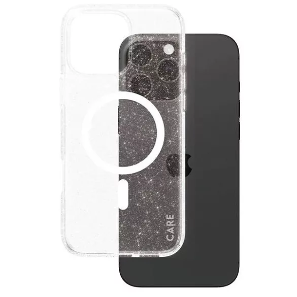 PanzerGlass Flagship Star Lit MagSafe-kompatibilis tok iPhone 16 Pro Max - fehér