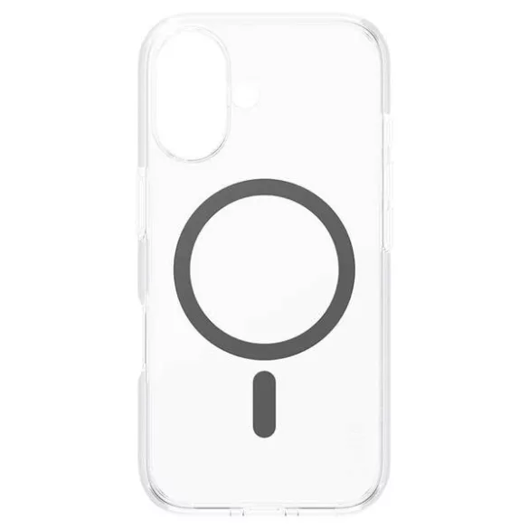 PanzerGlass Flagship MagSafe-kompatibilis tok iPhone 16 - fekete-átlátszó
