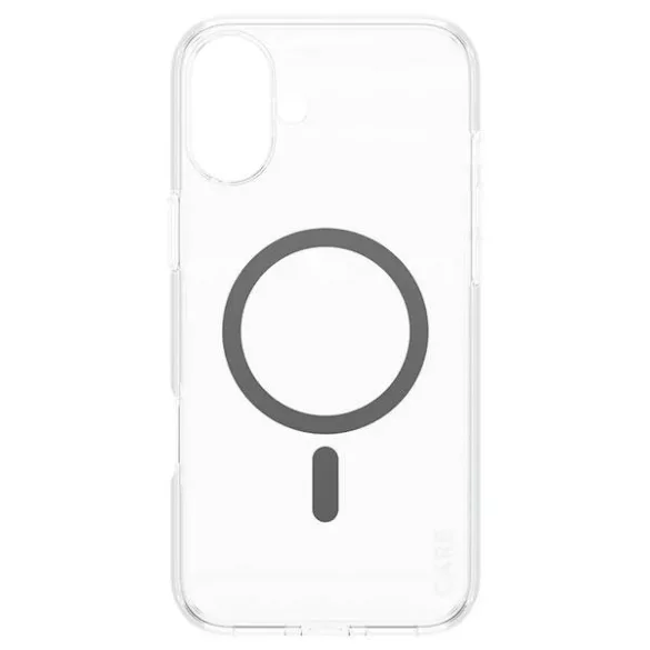 PanzerGlass Flagship MagSafe-kompatibilis tok iPhone 16 Plus - fekete-átlátszó