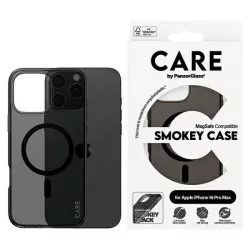   PanzerGlass Flagship MagSafe-kompatibilis tok iPhone 16 Pro Max - fekete átlátszó