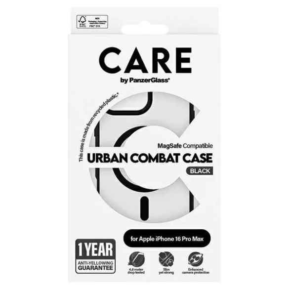 PanzerGlass Flagship Urban MagSafe-kompatibilis tok iPhone 16 Pro Max - fekete