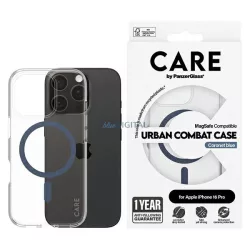   PanzerGlass Flagship MagSafe-kompatibilis tok iPhone 16 Pro - kék