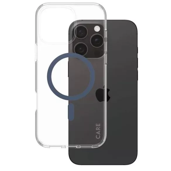 PanzerGlass Flagship MagSafe-kompatibilis tok iPhone 16 Pro Max - kék