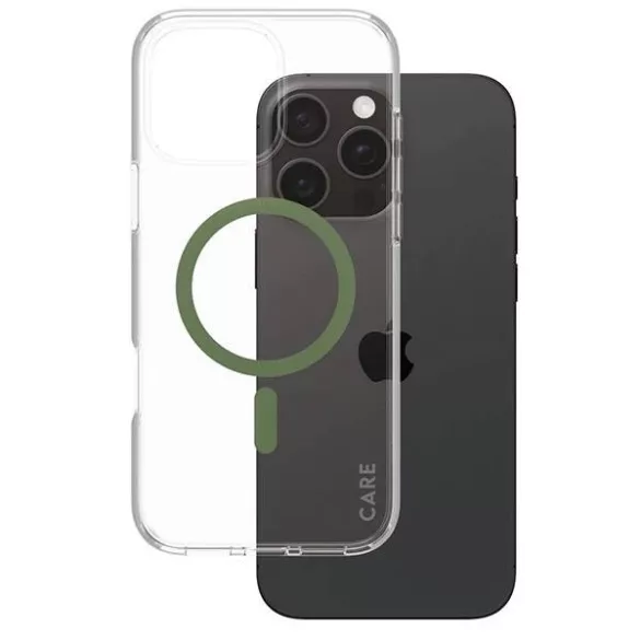 PanzerGlass Flagship MagSafe-kompatibilis tok iPhone 16 Pro Max - zöld