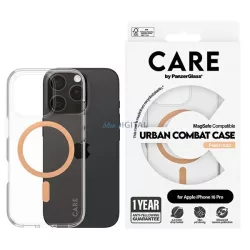   PanzerGlass Flagship MagSafe-kompatibilis tok iPhone 16 Pro - barackszín