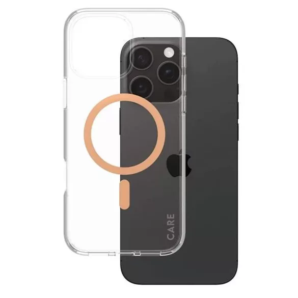 PanzerGlass Flagship MagSafe-kompatibilis tok iPhone 16 Pro Max - barackszín
