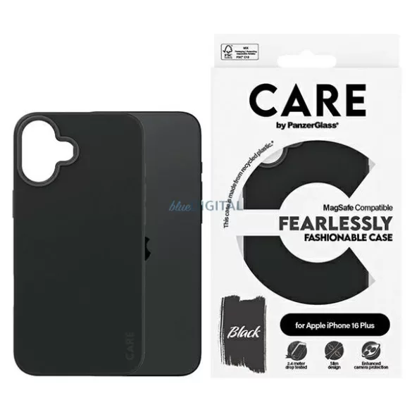 PanzerGlass Fashion MagSafe-kompatibilis tok iPhone 16 Plus - fekete