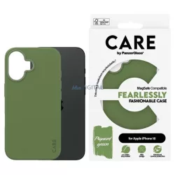   PanzerGlass Fashion MagSafe-kompatibilis tok iPhone 16 - zöld