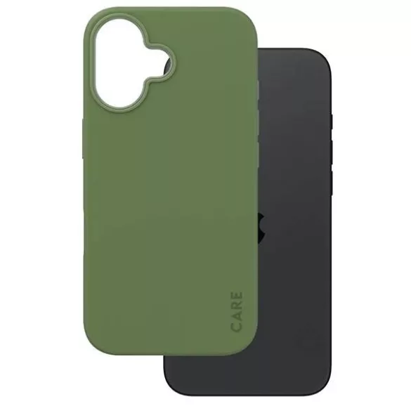 PanzerGlass Fashion MagSafe-kompatibilis tok iPhone 16 - zöld