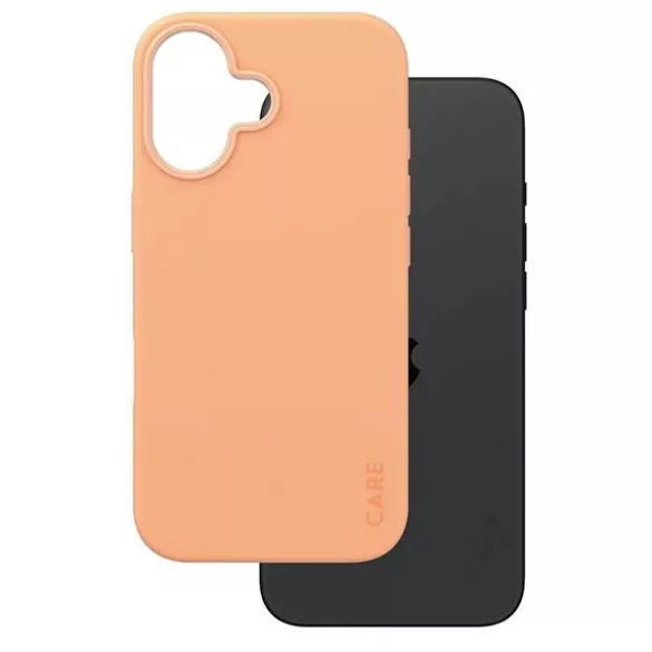 PanzerGlass Fashion MagSafe-kompatibilis tok iPhone 16 - barackszín