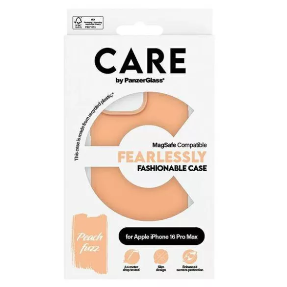 PanzerGlass Fashion MagSafe-kompatibilis tok iPhone 16 Pro Max - barackszín