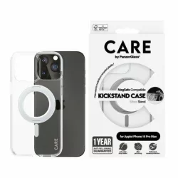   CARE by PanzerGlass kitámasztható MagSafe tok iPhone 15 Pro Max - ezüst