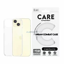   CARE by PanzerGlass Urban Combat tok iPhone 15 Plus - átlátszó