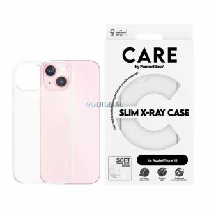 CARE by PanzerGlass Slim X-Ray tok iPhone 15 - átlátszó