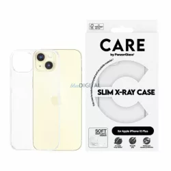   CARE by PanzerGlass Slim X-Ray tok iPhone 15 Plus - átlátszó